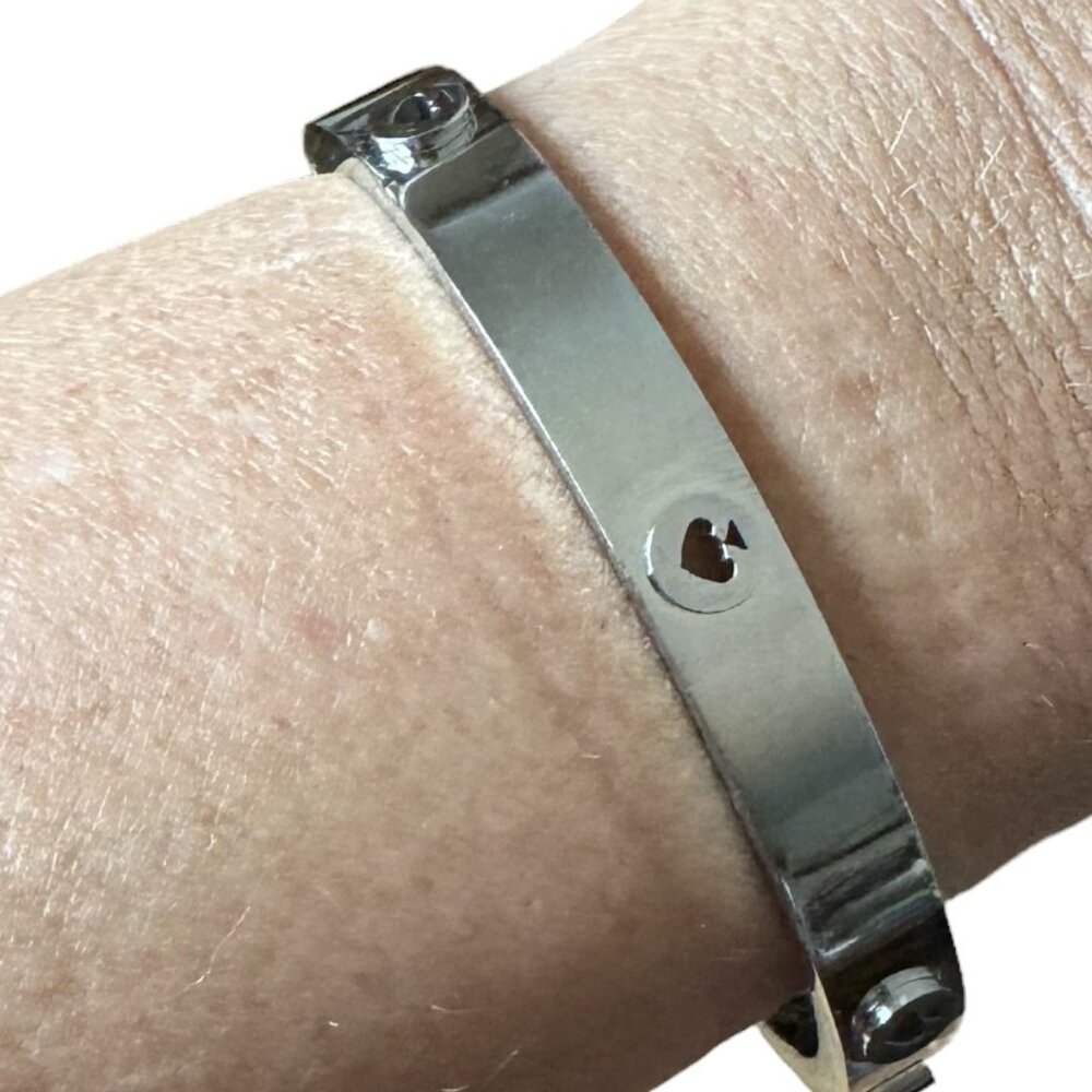 Kate Spade Spot the Spade Silver Bracelet - NEW!
